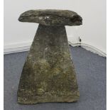 A pair of late 18th/early 19th Century limestone staddle stones (2)