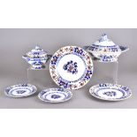 A Minton Imari dinner service in pattern no. 8667, including 11 dinner plates, 12 dessert plates,