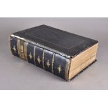 A large family bible 'The Family Devotional Bible' edited by Rev. Matthew Henry, The London Printing