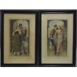 Early 20th Century pair of coloured lithographs after Frederick Lord Leighton (1830-1896) and Sydney