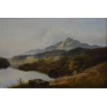 Andrew Grant Kurtis (contemporary) oil on canvas, A Highland Loch', signed 'A.Grant-Kurtis' (lower