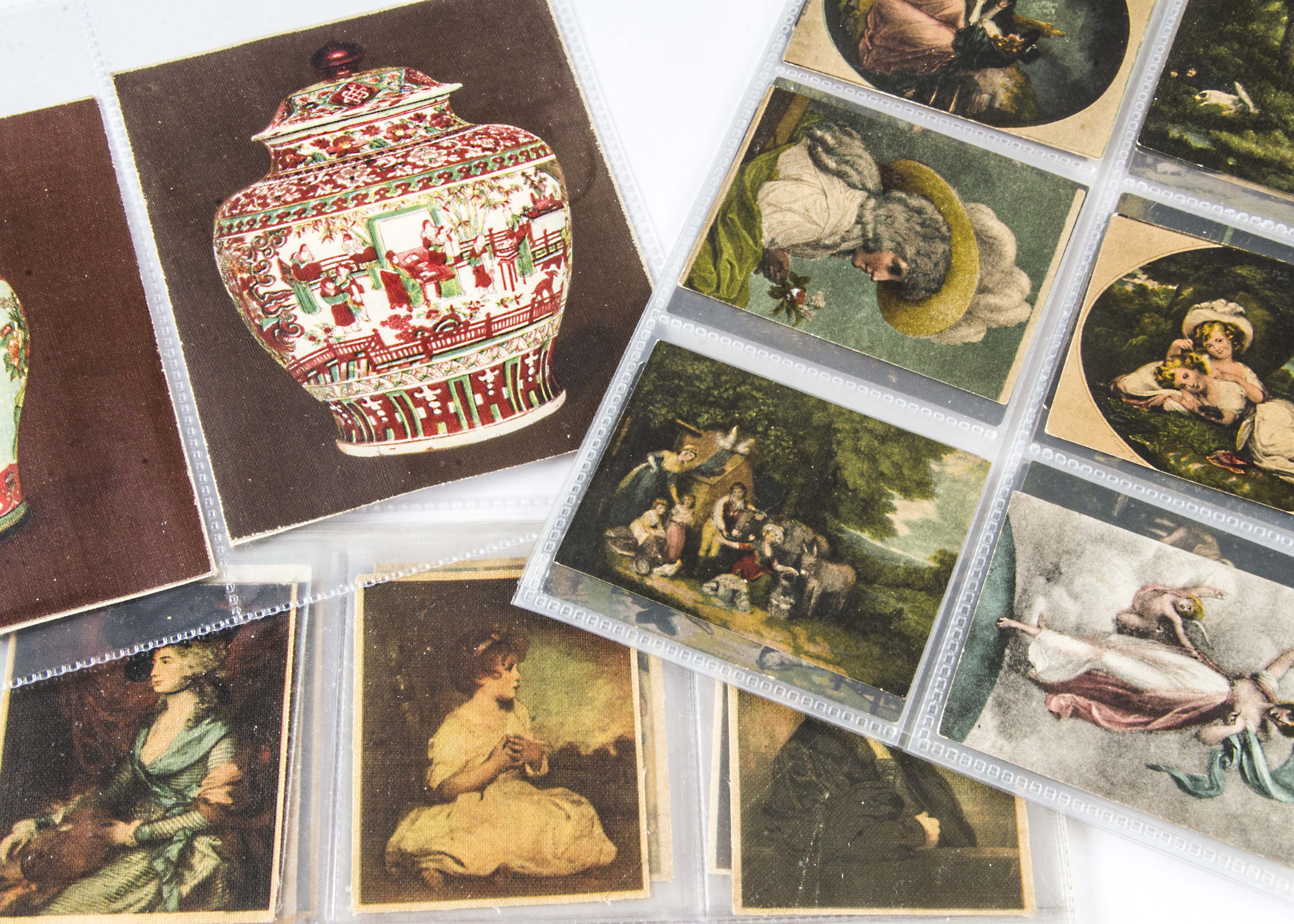 Cigarette Cards & Silks, Art, complete set Hills (Spinet) Famous Engravings Series XI together