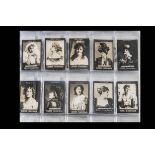 Cigarette Cards, Beauty contains in a large size ringbinder, various sets to name, Ogdens Beauty