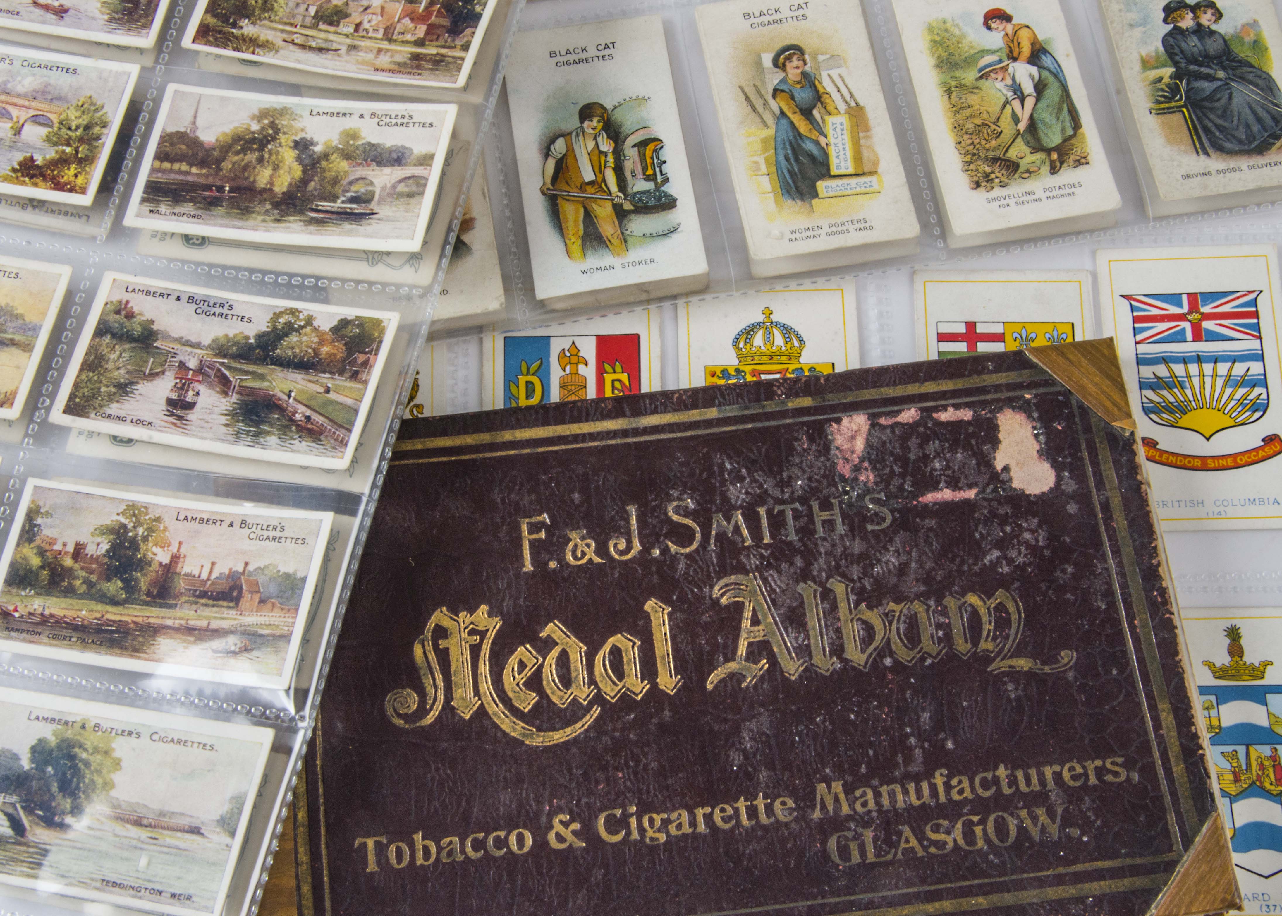 Cigarette Cards, Mixture, F & J Smiths Medal Album (gd) together with a collection of parts sets