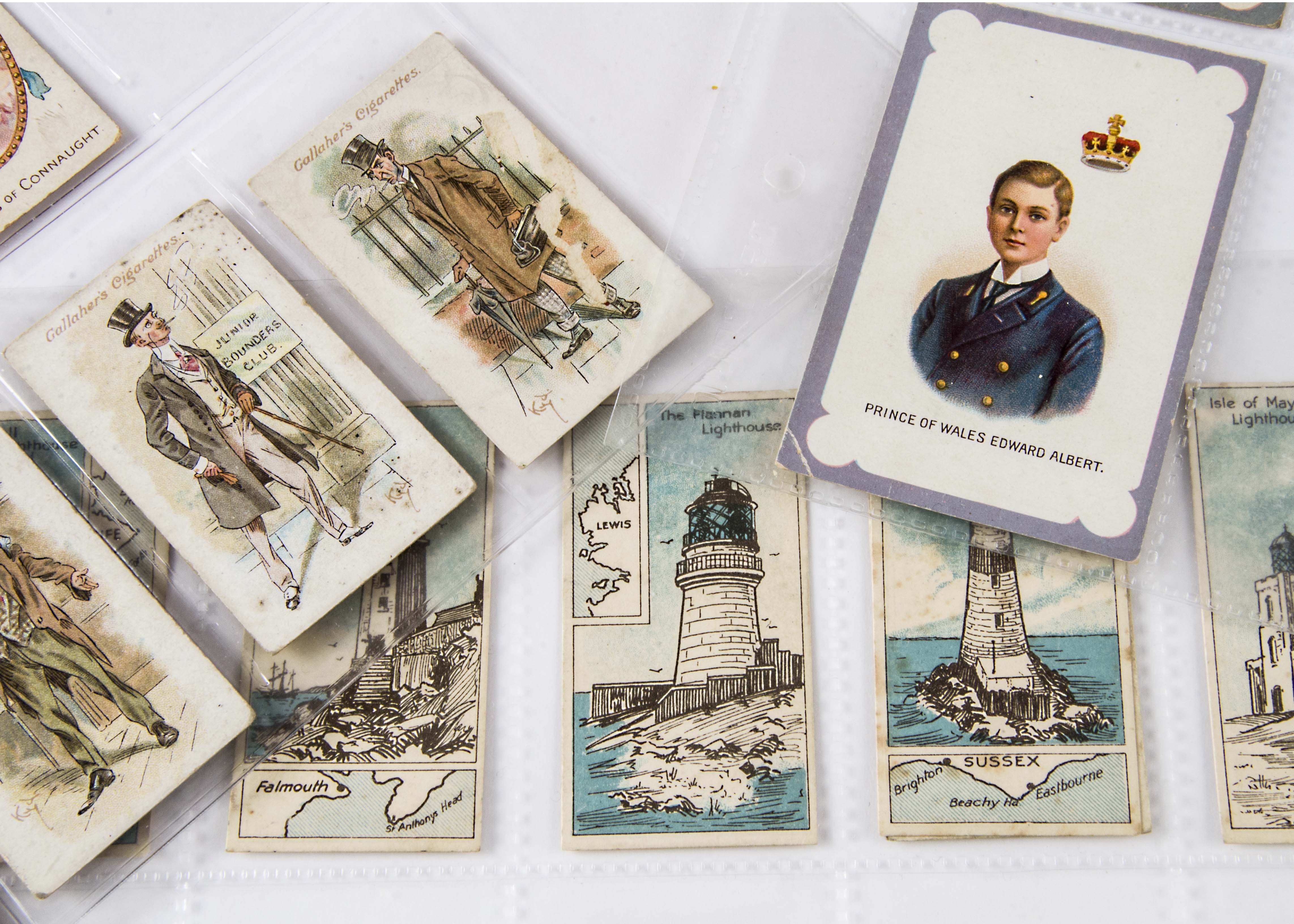 Cigarette Cards, Mixture, a collection of rarer cards to include Woods Types of Volunteer & Yeomanry