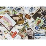 Cigarette Cards, Mixture, a vast collection of loose cards, various genres and Manufacturers,