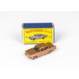 A Matchbox Lesney 1-75 Series 22b Vauxhall Cresta, metallic copper body, GPW, in original type D