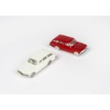 Tri-ang Minix 00 Gauge loose RC 15 Vauxhall Cresta Estate, two models in red and white, VG (2)