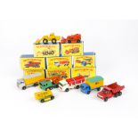 Matchbox Lesney 1-75 Series Construction Vehicles, 69 Hatra Tractor Shovel, 58 Drott Excavator, 48