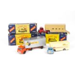 Matchbox Lesney Major Packs, M-7 Cattle Truck, GPW, M-2 York Freightmaster Trailer, BPW, M-2 Bedford