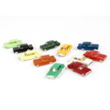 Tri-ang Minix 00 Gauge loose RC 3 Vauxhall Viva, 11 models, all different colours including black,