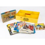 Lego Catalogues Leaflets box and Plastic box, box only for Set 700/6 (no inserts), yellow carry