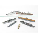 Various makers 1:1200 scale mainly modern Naval metal and resin waterline vessels, ALK 502 Kunlun