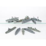 Large collection of mainly 1:1200 metal and resin Naval Waterline vessels by various makers,