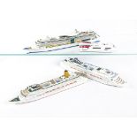Ocean Cruise Liners 1:1200 scale metal waterline models, G086 Jewel of the Seas, Mercator M937 Sun