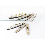 Ocean Liners and Merchant Navy 1:1200 scale and smaller metal waterline models, Nelson 010