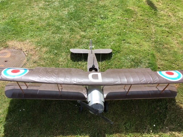 A large scratch built flying scale model of a Bristol World War One biplane fighter, well - Image 5 of 5