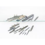 Various makers 1:1200 scale mainly modern Naval metal and resin waterline vessels, El Dorado, S