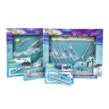 Modern Tri-ang Minic 1:1200 Ships Battlefleet Sets and Accessories, S730 Naval Harbour Set and