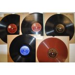 Perfect Label 78s, approximately eighty 10" of mixed genre, black and brown issues including Jack