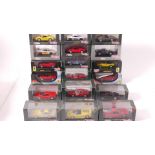 Corgi and Hot Wheels Ferrari Models, A boxed collection of 1:43 scale modern competition and private