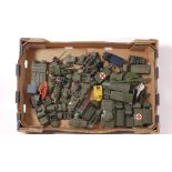 Playworn/Repainted Dinky Military Models, A post-war collection of military models, playworn and