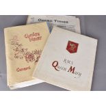 A collection of various Queen Mary cruise related items, from 1963-1964