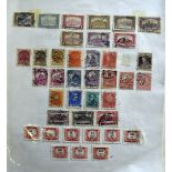 A mixed collection of stamps, presented in some albums, along with loose pages and loose examples,