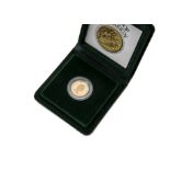 A modern Royal mint proof full sovereign, in case and capsule, dated 1980 with certificate (3)