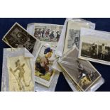 A collection of Edwardian and later postcards, including a good selection of Scottish themes RPs and