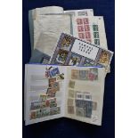 A large collection of World stamps, in three boxes, mostly loose but some in albums, also some