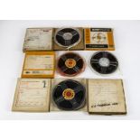 Mick Hawksworth / Reel to Reel tapes, four 7" reel to reel tapes featuring recordings by Mick