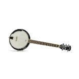 Banjo, Performer 6 string banjo - 'remo' head in very good condition - Body/neck/tuners in excellent