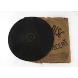 Pathé Concert record, 39422/3, waltzes, Berkes Bela, (Zingani, Zenekara, Budapest), paper labels, in