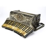 Piano Accordion, Paolo Soprani Accordion - Appears to play well and be in good working order - a