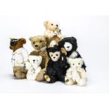 Five Merrythought limited edition teddy bears, Theodore 100 Years Bear, Captain Wishbone, Don’t