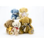 Four Merrythought limited edition Cheeky bears, Comprising Oliver 80th Birthday Party, Cheeky Sailor