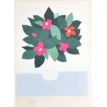 Olle Nyman (1909-1999) lithograph, 'Floral Still Life', signed and dated 'Olle Nyman - 72' in pencil