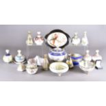 A miscellaneous collection of Noritake, including ten scent bottles and stoppers of various forms