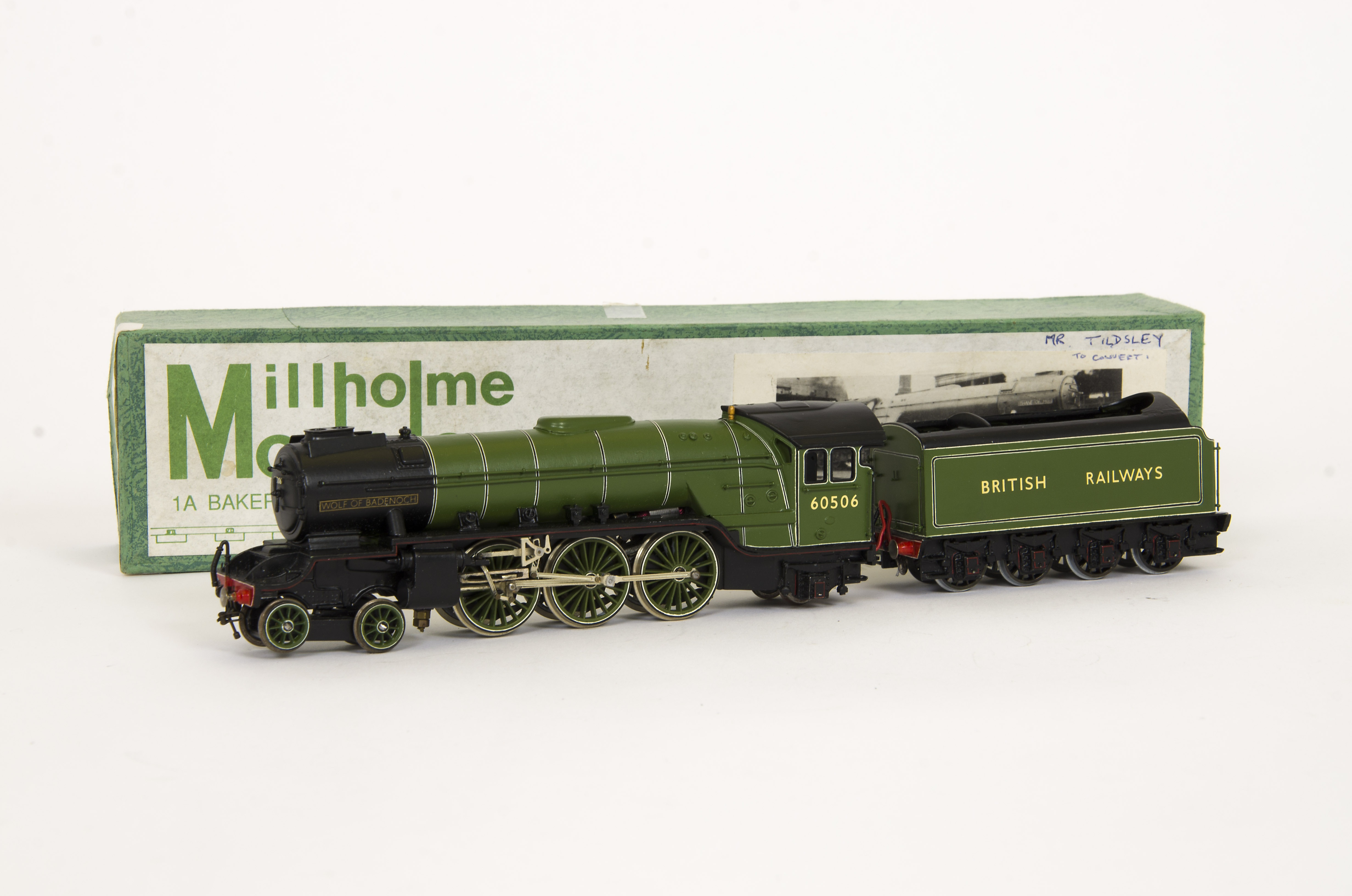 Millholme Models 00 Gauge kitbuilt LNER A2/3 Locomotive and Tender, finished In British Railways