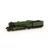 D C Lawrence kitbuilt LNER green Class A3 2560 'Pretty Polly' Locomotive and Tender, with