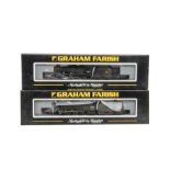 Graham Farish By Bachmann N Gauge Locomotives and Tenders, a duo of BR late-crest models, comprising