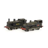 Pair of 00 Gauge kitbuilt Tank Locomotives, Aspinall Class 23 2F LMS black 0-6-0 saddle Tank 11324