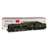 Model Loco 00 Gauge ML6 kitbuilt BR rebuilt Merchant Navy Class Locomotive and Tender, finished in