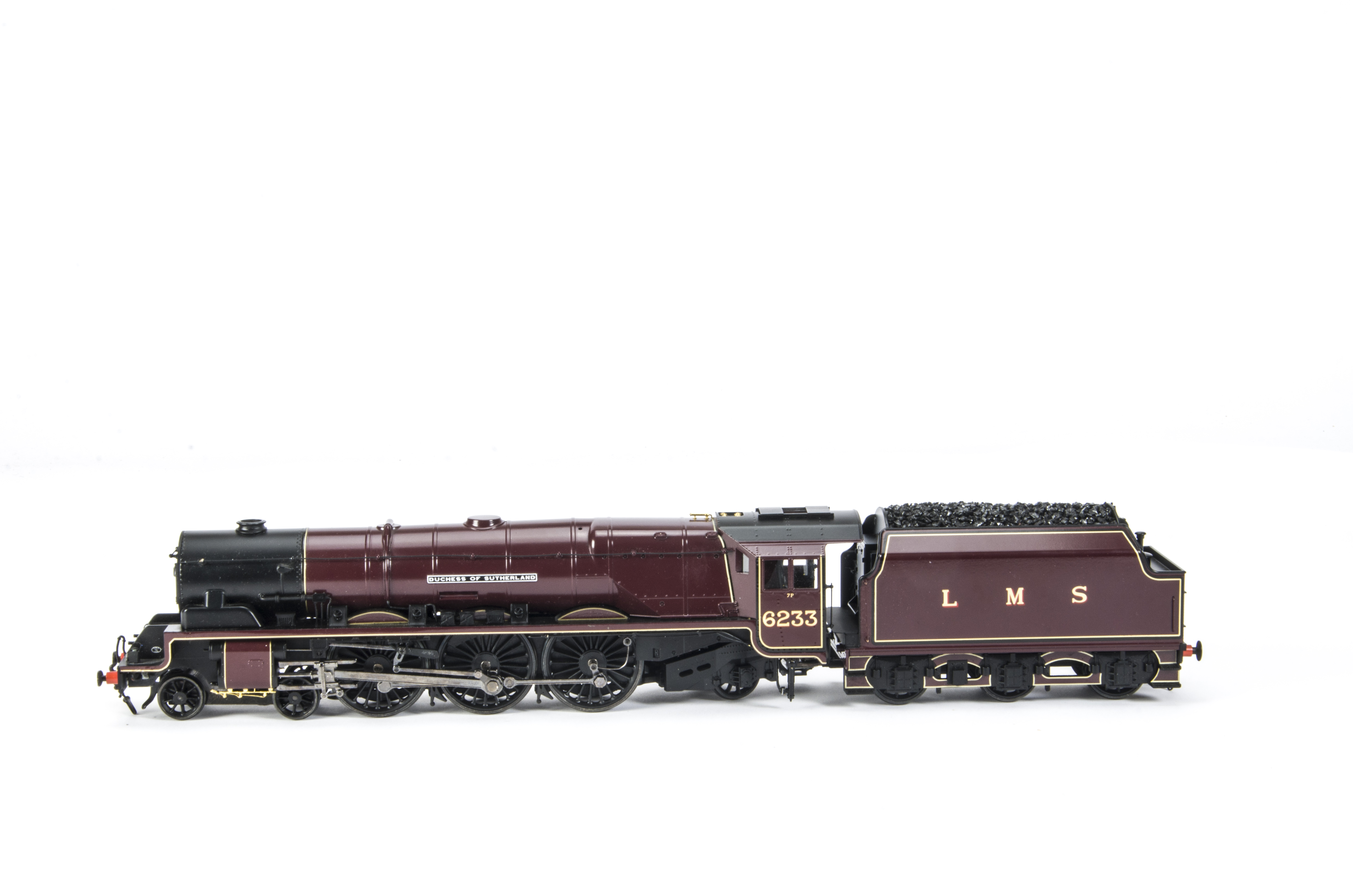 A Finescale O Gauge LMS 'Duchess' Class 4-6-2 Locomotive and Tender by Unknown Maker, believed to be