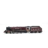 A Finescale O Gauge LMS 'Duchess' Class 4-6-2 Locomotive and Tender by Unknown Maker, believed to be