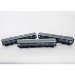 An ACE Trains O Gauge 2/3-rail C/20-B LMS 'Coronation' 3-Coach Set and Interior Detailing Kits, in