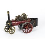 A Scratchbuilt Live Steam Traction Engine by Unknown Builder, to a curious design featuring 3
