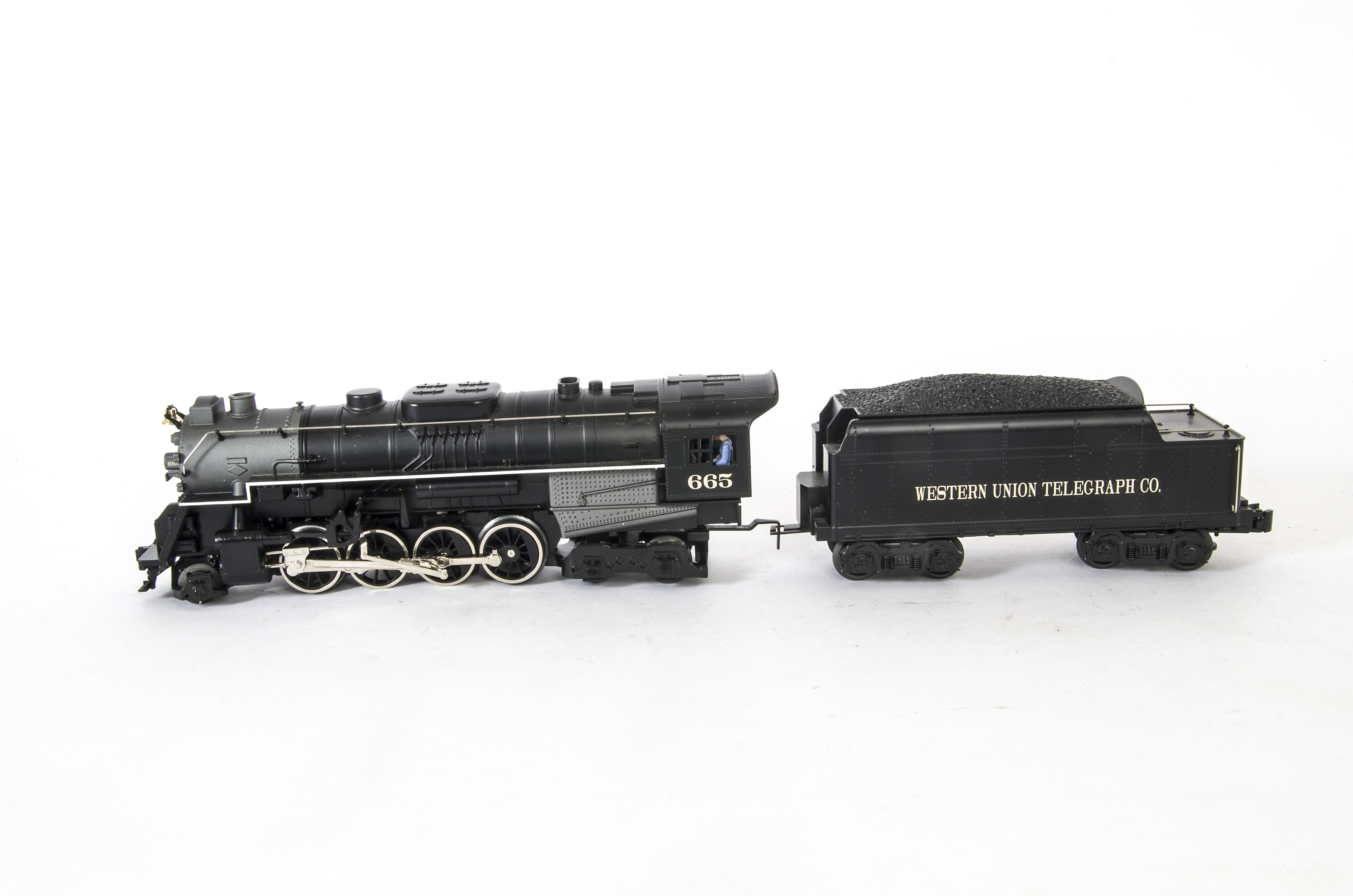 A Modern Lionel O Gauge 3-rail 'Berkshire' 2-8-4 Junior Locomotive and Tender, ref 6-28665, in