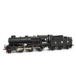 A Finescale O Gauge 12v Electric LMS Ivatt Class 4 'Mogul' Locomotive and Tender by Ludlows of